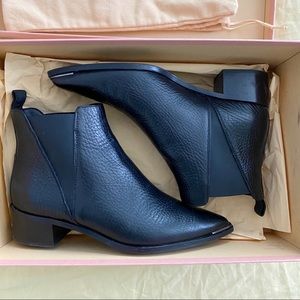 Acne Jensen Boots in Pebbled Leather